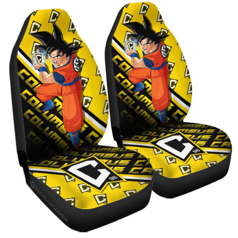 Columbus Crew Car Seat Covers Goku Car Accessories For Fans