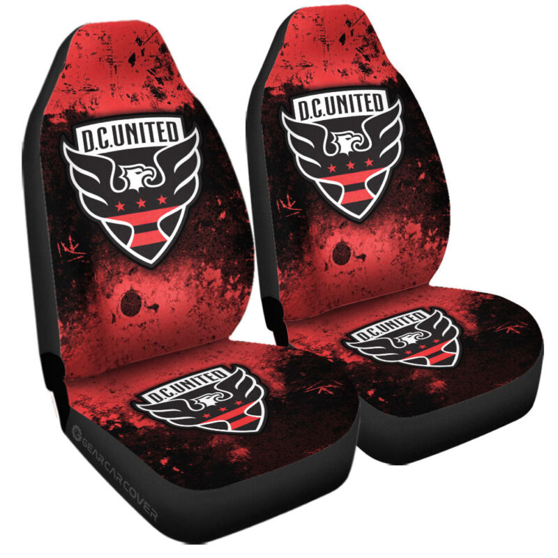 DC United Car Seat Covers Custom Car Accessories