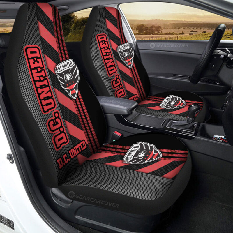 D.C. United Car Seat Covers Custom Car Accessories