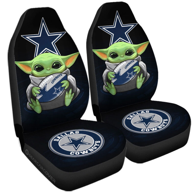 Dallas Cowboys Car Seat Covers Baby Yoda Car Accessories For Fan