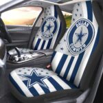 Dallas Cowboys Car Seat Covers Custom US Flag Style