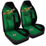 Dallas Stars Car Seat Covers Baby Yoda Car Accessories