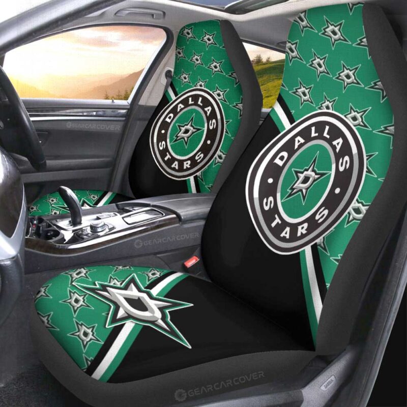 Dallas Stars Car Seat Covers Custom Car Accessories For Fans