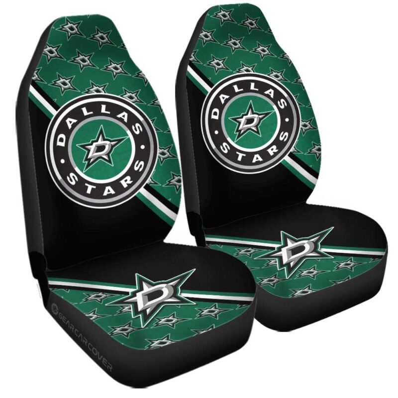 Dallas Stars Car Seat Covers Custom Car Accessories For Fans