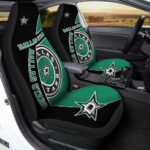 Dallas Stars Car Seat Covers Custom Car Decorations For Fans