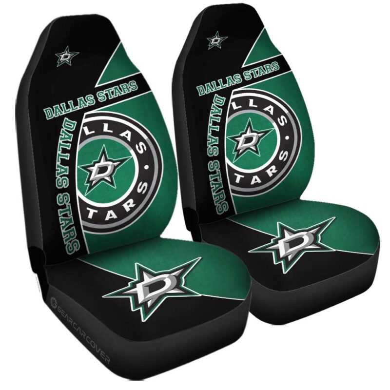 Dallas Stars Car Seat Covers Custom Car Decorations For Fans