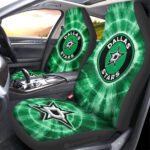 Dallas Stars Car Seat Covers Custom Tie Dye Car Accessories