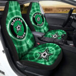 Dallas Stars Car Seat Covers Custom Tie Dye Car Accessories
