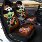 Denver Broncos Car Seat Covers Baby Yoda Car Accessories For Fan