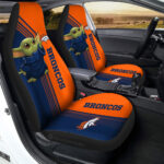 Denver Broncos Car Seat Covers Baby Yoda Car Accessories