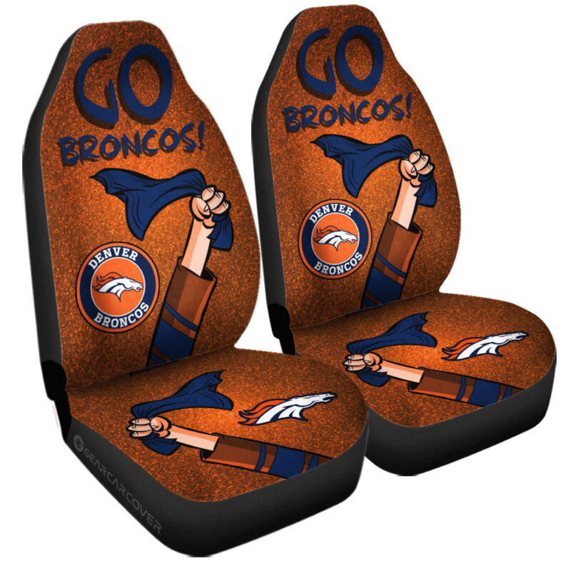 Denver Broncos Car Seat Covers Custom Car Accessories