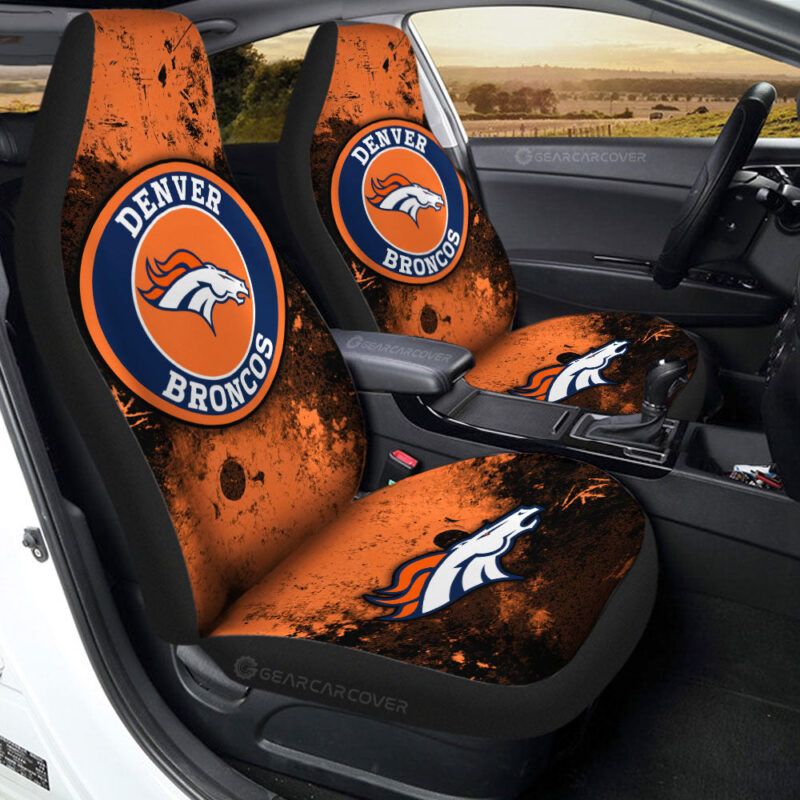 Denver Broncos Car Seat Covers Custom Car Accessories