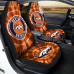 Denver Broncos Car Seat Covers Custom Tie Dye Car Accessories