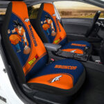 Denver Broncos Car Seat Covers Goku Car Accessories For Fans