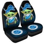 Detroit Lions Car Seat Covers Baby Yoda Car Accessories For Fan