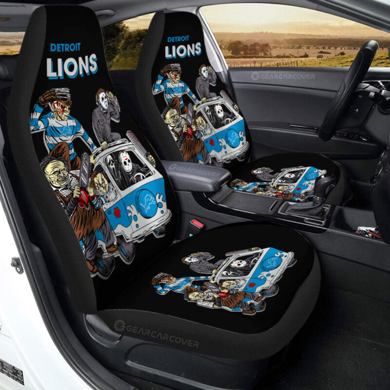 Detroit Lions Car Seat Covers Custom Car Accessories