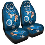 Detroit Lions Car Seat Covers Custom Car Accessories