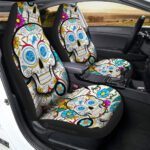 Detroit Lions Car Seat Covers Custom Sugar Skull Car Accessories