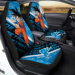 Detroit Lions Car Seat Covers Goku Car Accessories For Fans