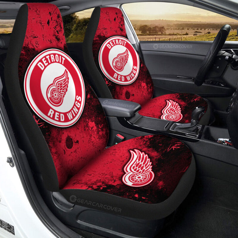Detroit Red Wings Car Seat Covers Custom Car Accessories
