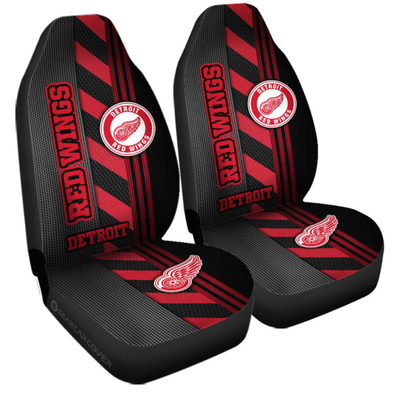 Detroit Red Wings Car Seat Covers Custom Car Accessories