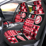 Detroit Red Wings Car Seat Covers Custom Ugly Style Car Accessories