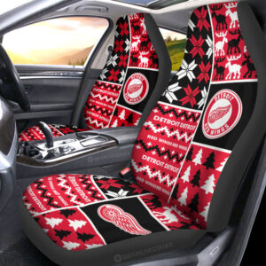 Detroit Red Wings Car Seat Covers Custom Ugly Style Car Accessories