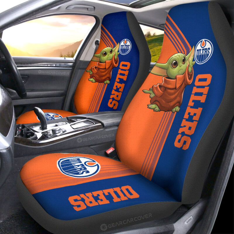 Edmonton Oilers Car Seat Covers Baby Yoda Car Accessories