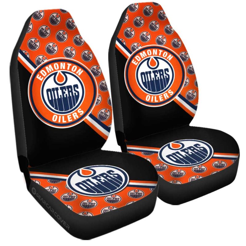 Edmonton Oilers Car Seat Covers Custom Car Accessories For Fans