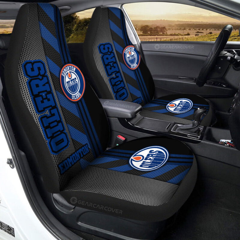 Edmonton Oilers Car Seat Covers Custom Car Accessories