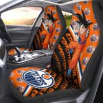 Edmonton Oilers Car Seat Covers Goku Car Decorations For Fans