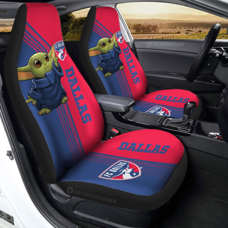 FC Dallas Car Seat Covers Baby Yoda Car Accessories
