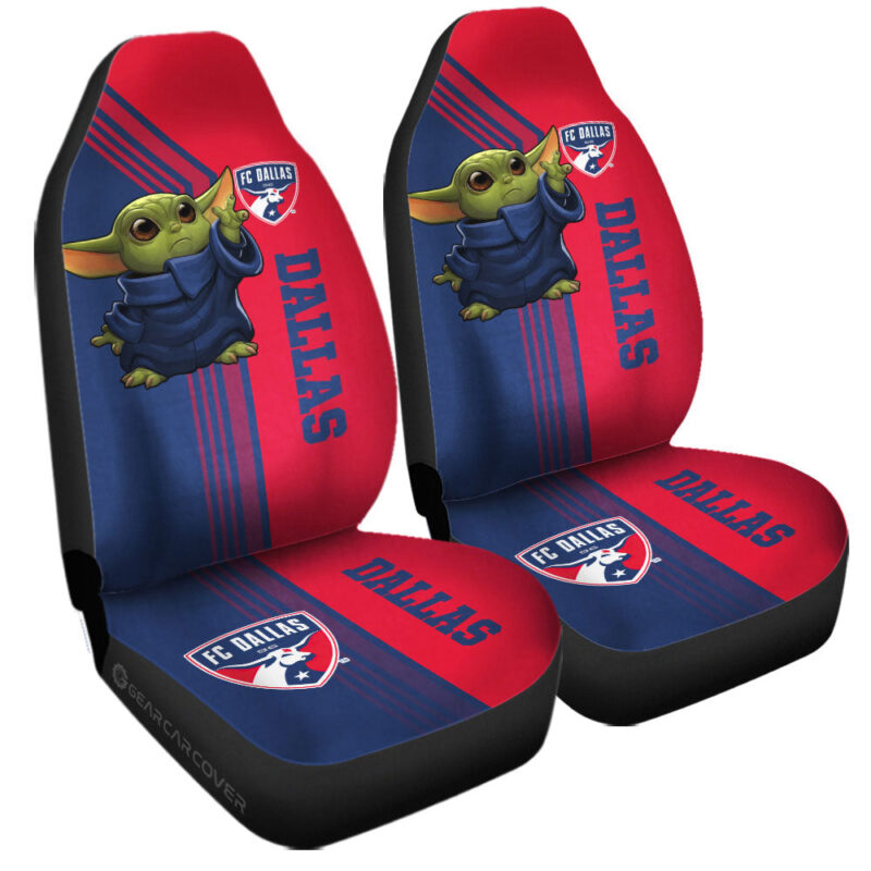 FC Dallas Car Seat Covers Baby Yoda Car Accessories