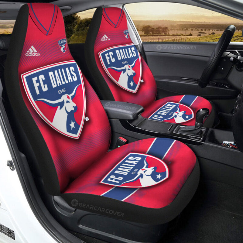 FC Dallas Car Seat Covers Custom Car Accessories For Fans