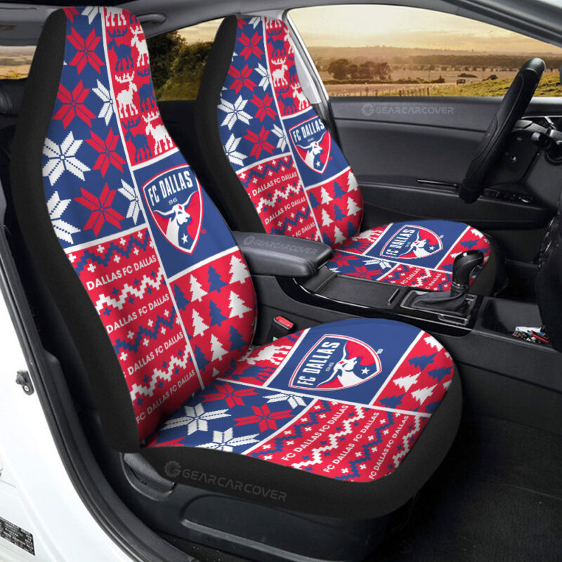 FC Dallas Car Seat Covers Custom Ugly Style Car Accessories