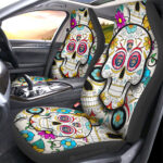 Florida Panthers Car Seat Covers Custom Sugar Skull Car Accessories
