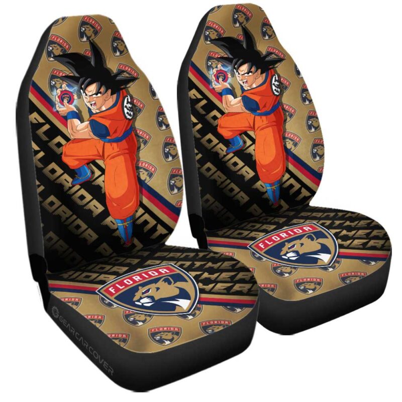 Florida Panthers Car Seat Covers Goku Car Decorations For Fans