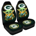 Green Bay Packers Car Seat Covers Baby Yoda Car Accessories For Fan
