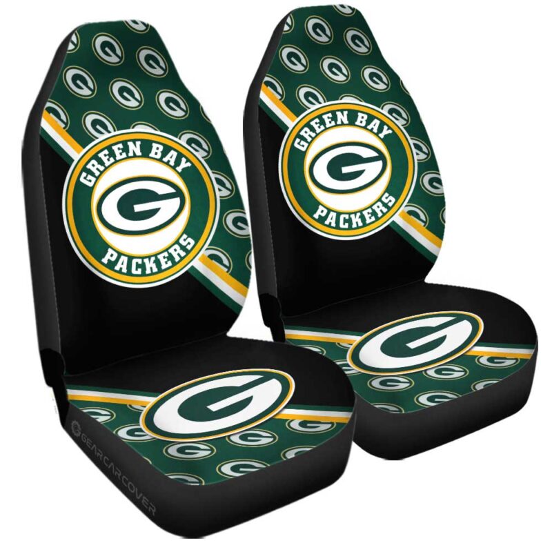 Green Bay Packers Car Seat Covers Custom Car Accessories For Fans