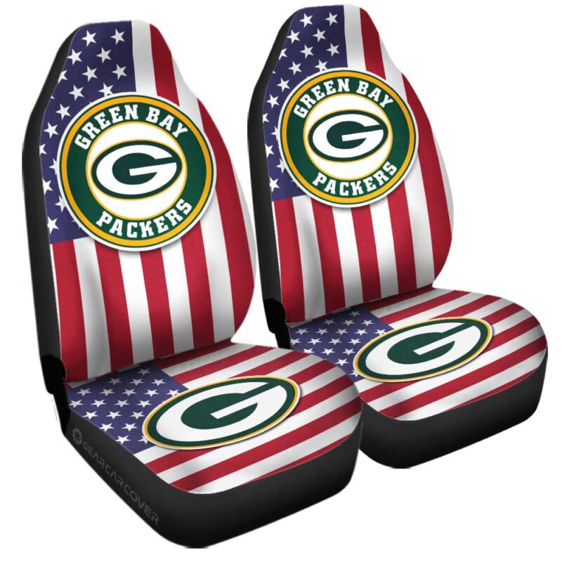 Green Bay Packers Car Seat Covers Custom Car Decor Accessories