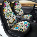 Green Bay Packers Car Seat Covers Custom Sugar Skull Car Accessories