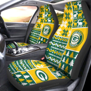 Green Bay Packers Car Seat Covers Custom Ugly Style Car Accessories