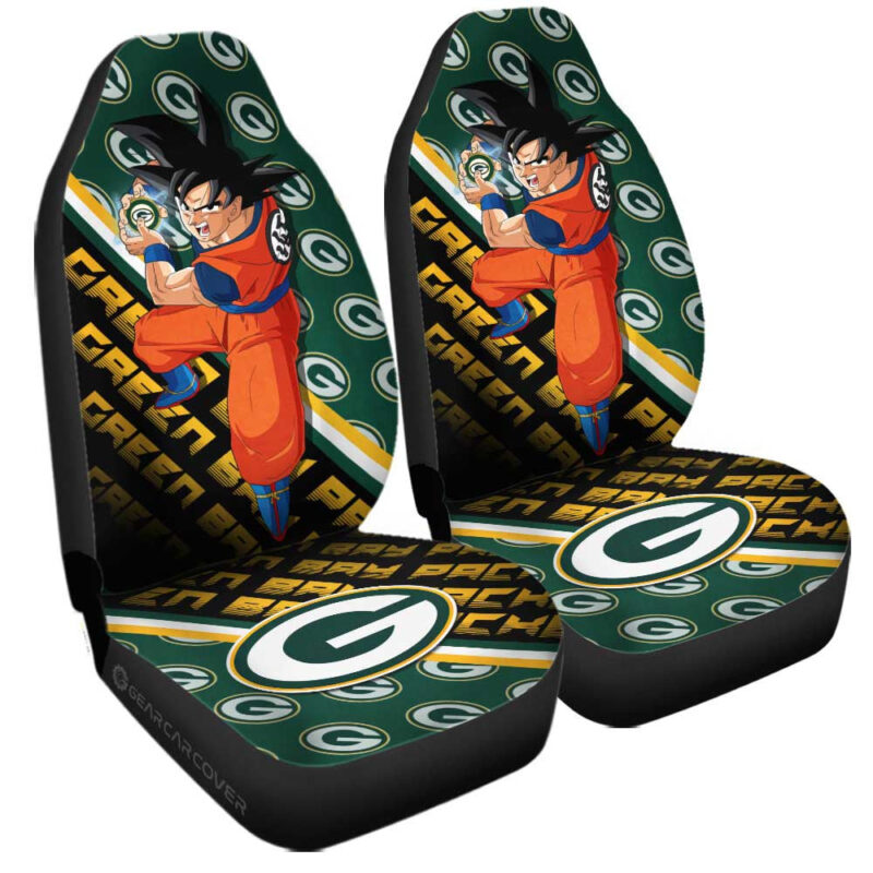 Green Bay Packers Car Seat Covers Goku Car Accessories For Fans