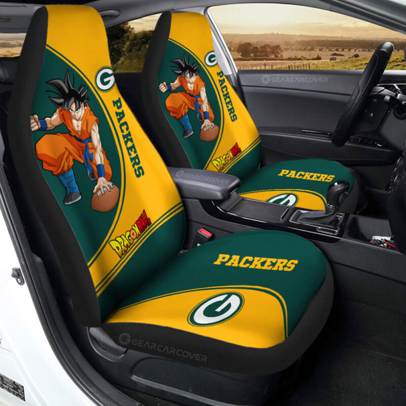 Green Bay Packers Car Seat Covers Goku Car Accessories For Fans
