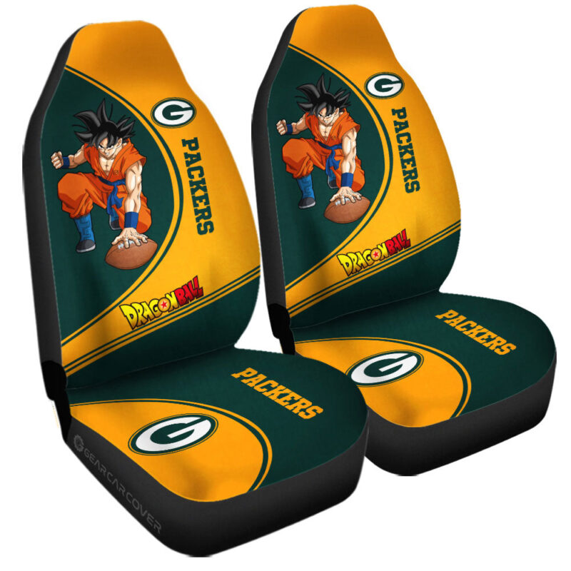 Green Bay Packers Car Seat Covers Goku Car Accessories For Fans