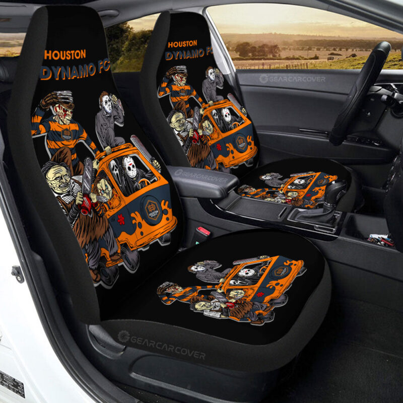 Houston Dynamo FC Car Seat Covers Custom Car Accessories