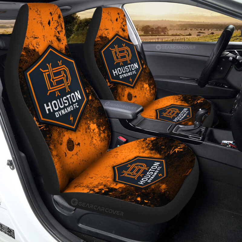 Houston Dynamo FC Car Seat Covers Custom Car Accessories