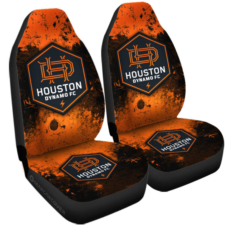 Houston Dynamo FC Car Seat Covers Custom Car Accessories