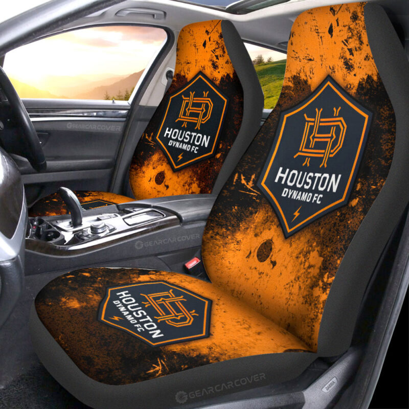 Houston Dynamo FC Car Seat Covers Custom Car Accessories
