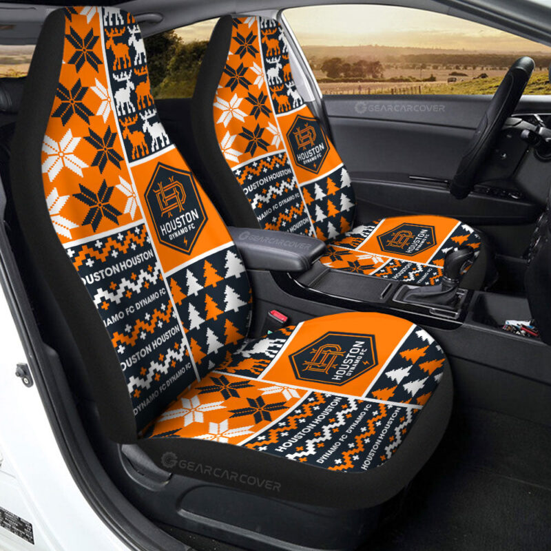 Houston Dynamo FC Car Seat Covers Custom Ugly Style Car Accessories